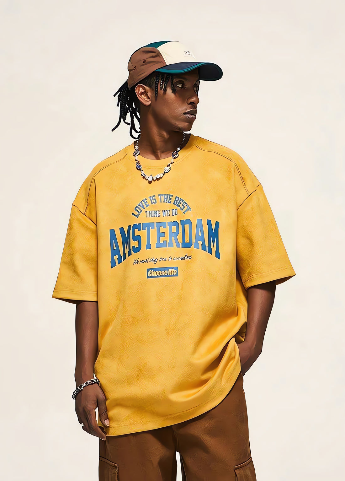 Amsterdam Suede Tee - KAYSMAR