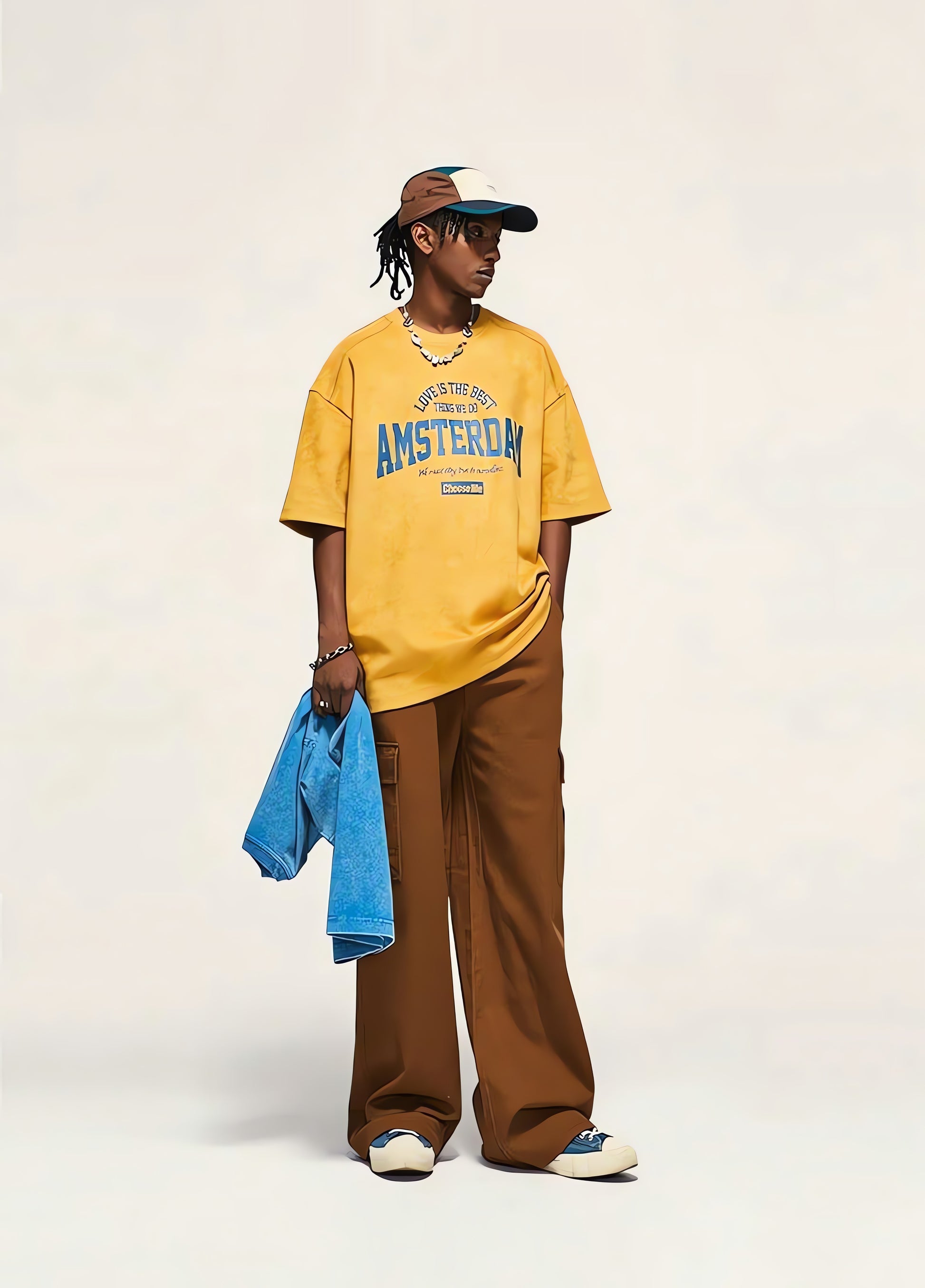 Amsterdam Suede Tee - KAYSMAR