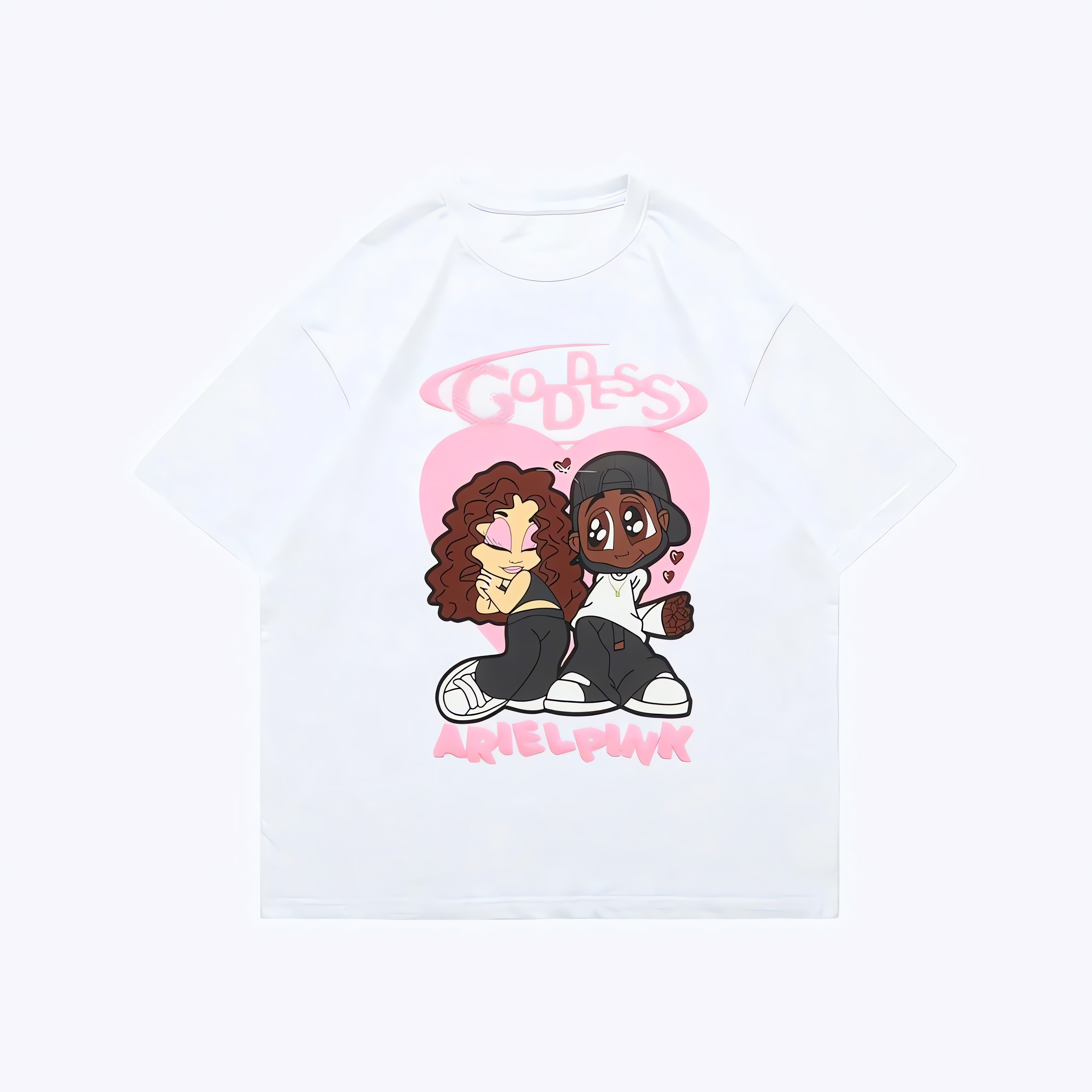 Ariel Pink Cute Couple Tee - KAYSMAR