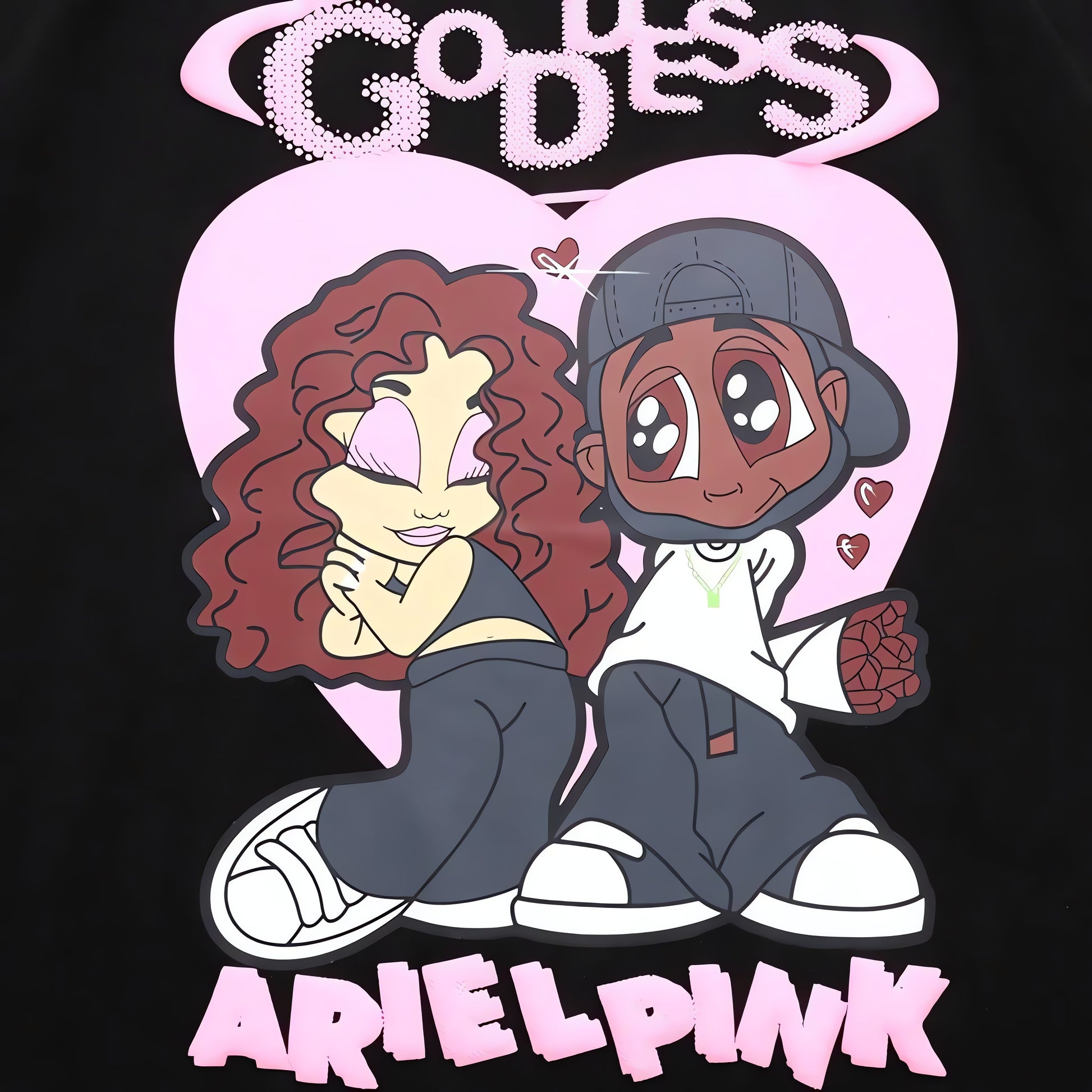 Ariel Pink Cute Couple Tee - KAYSMAR