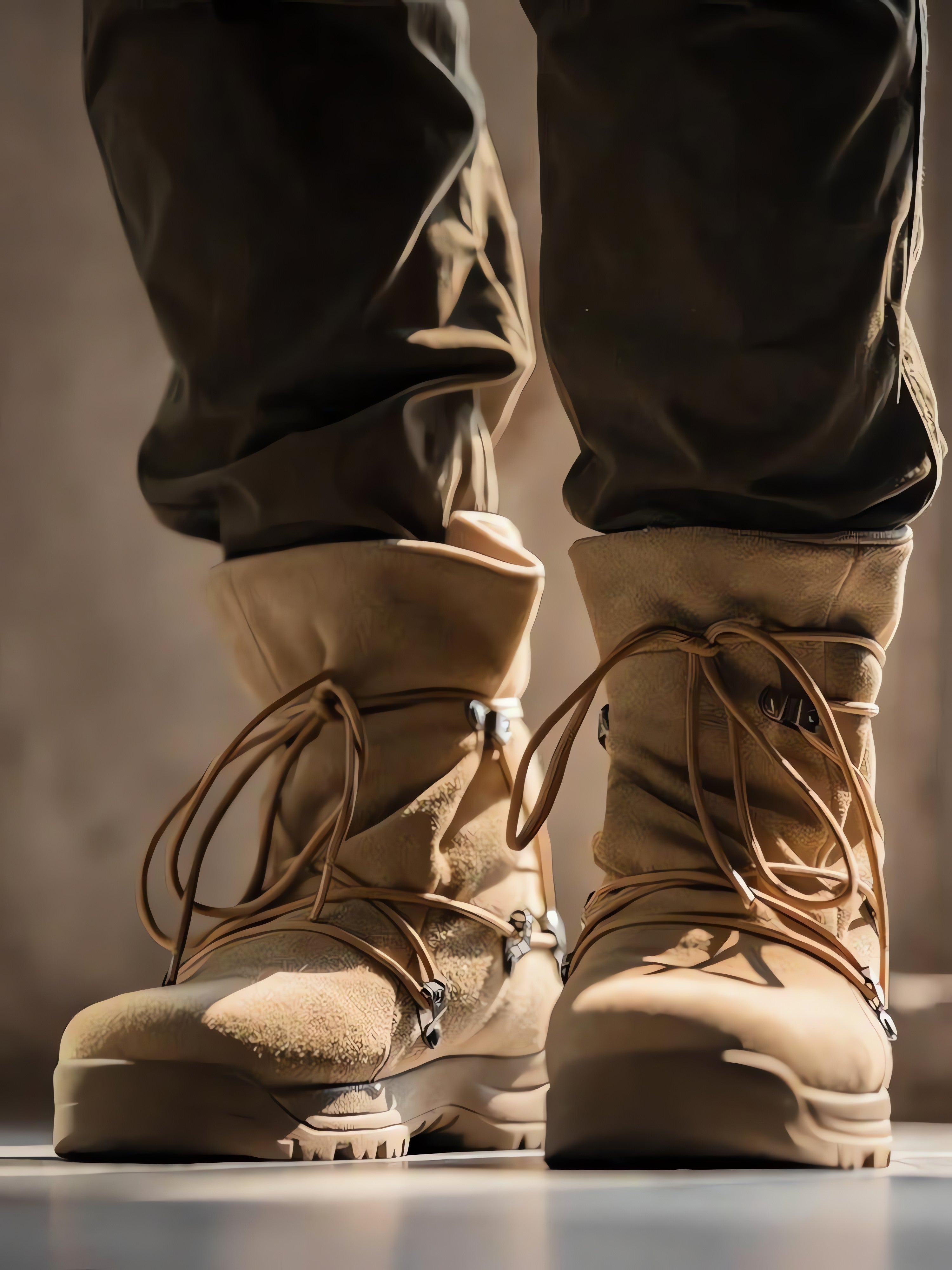 Army Style Lace Up Hiking Boots - KAYSMAR