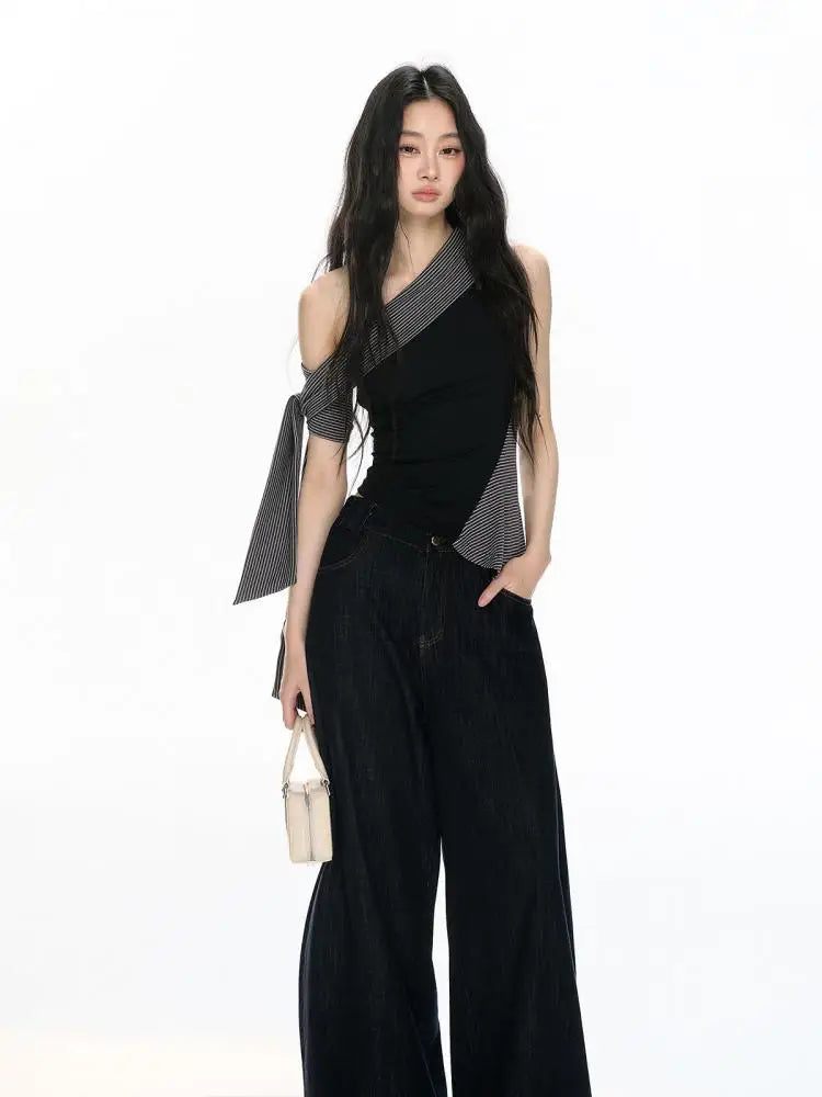 Asymmetric One Shoulder Top - KAYSMAR
