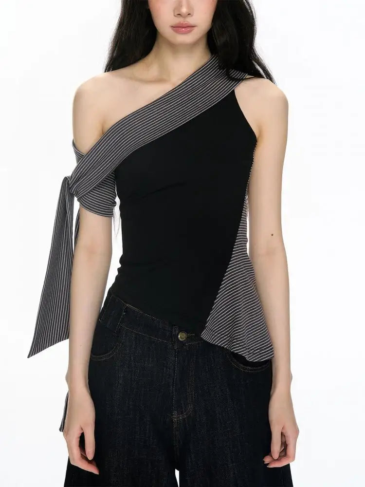 Asymmetric One Shoulder Top - KAYSMAR