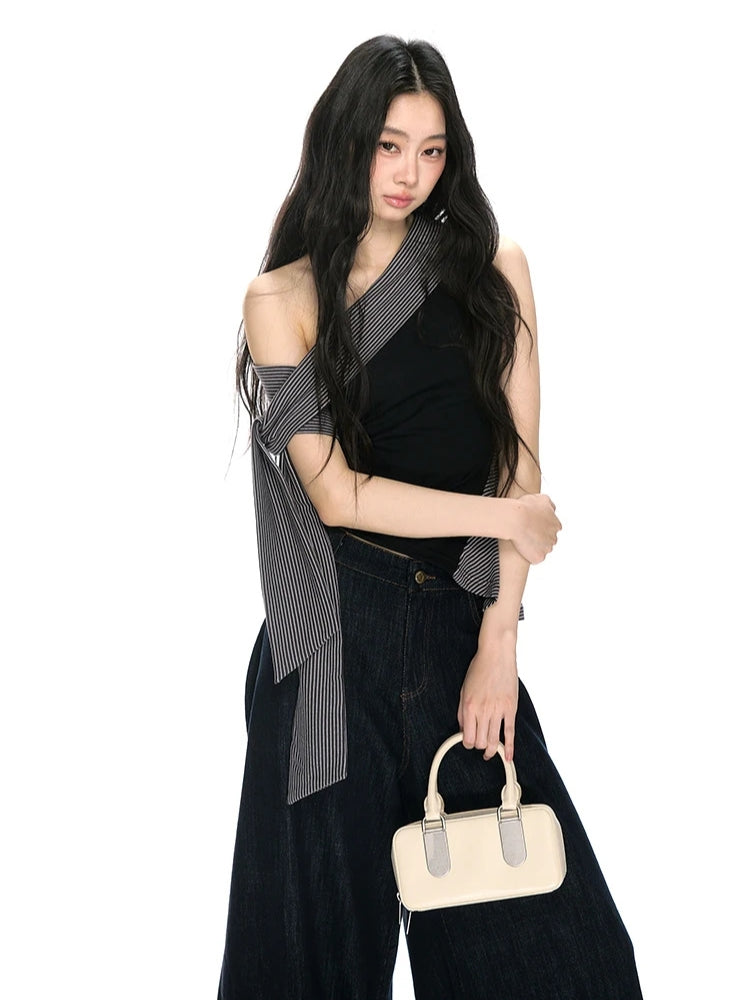 Asymmetric One Shoulder Top - KAYSMAR
