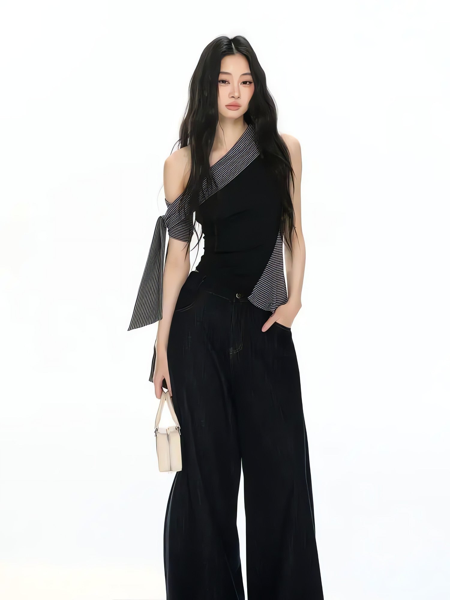 Asymmetric One Shoulder Top - KAYSMAR