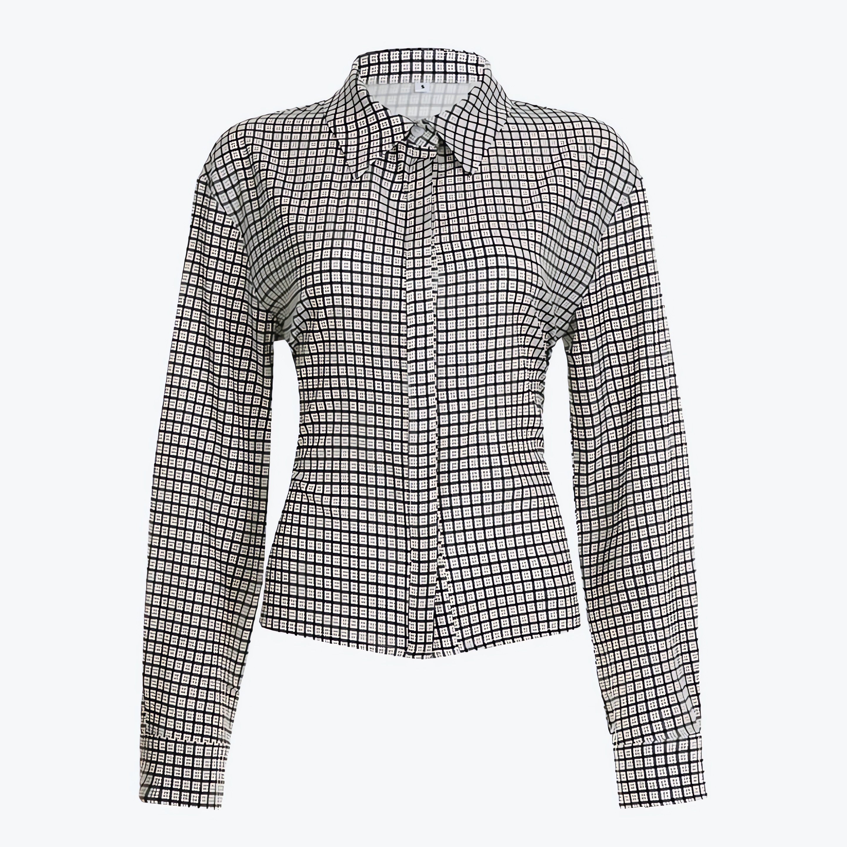 Back Tie Plaid Shirt - KAYSMAR