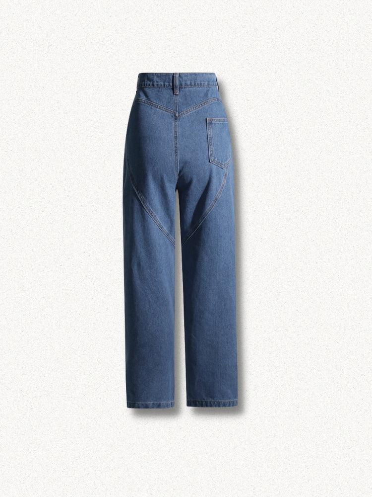 Baddie Embellished Cut-Out Jeans - KAYSMAR