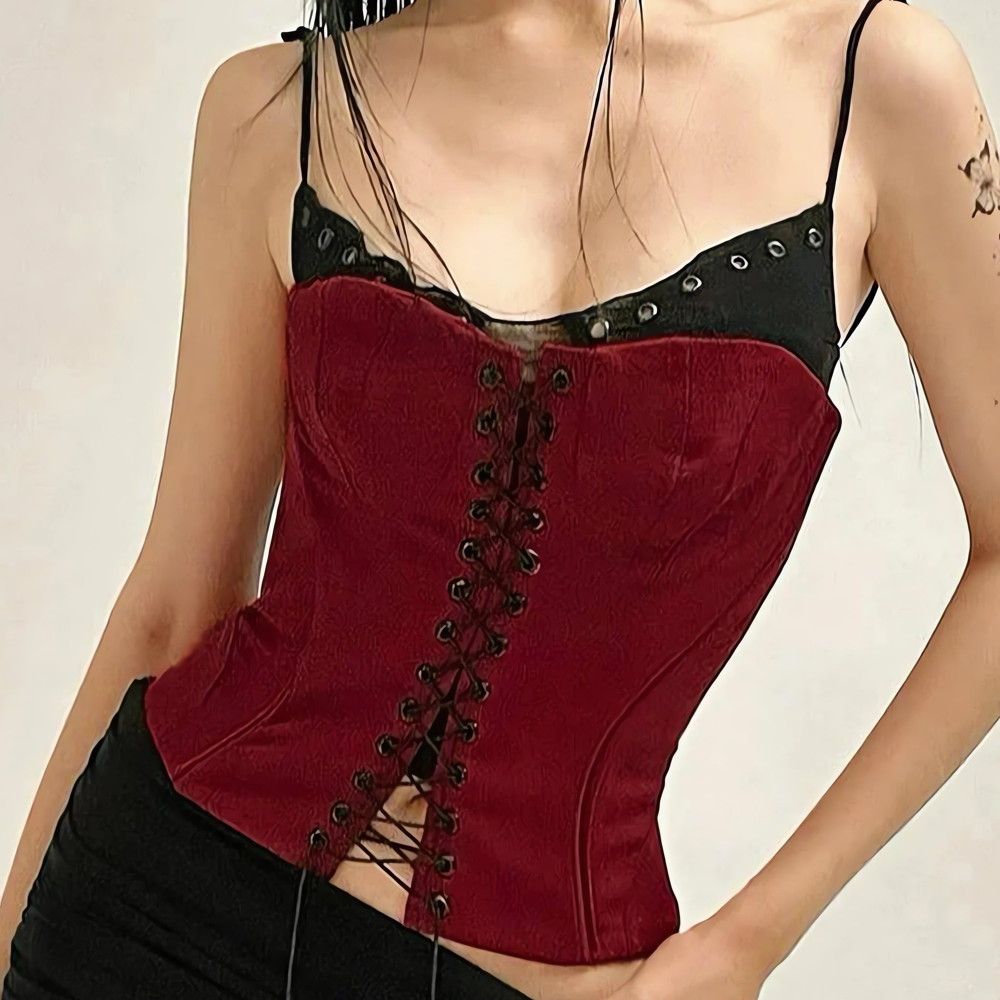 Baddie Layered Corset Top