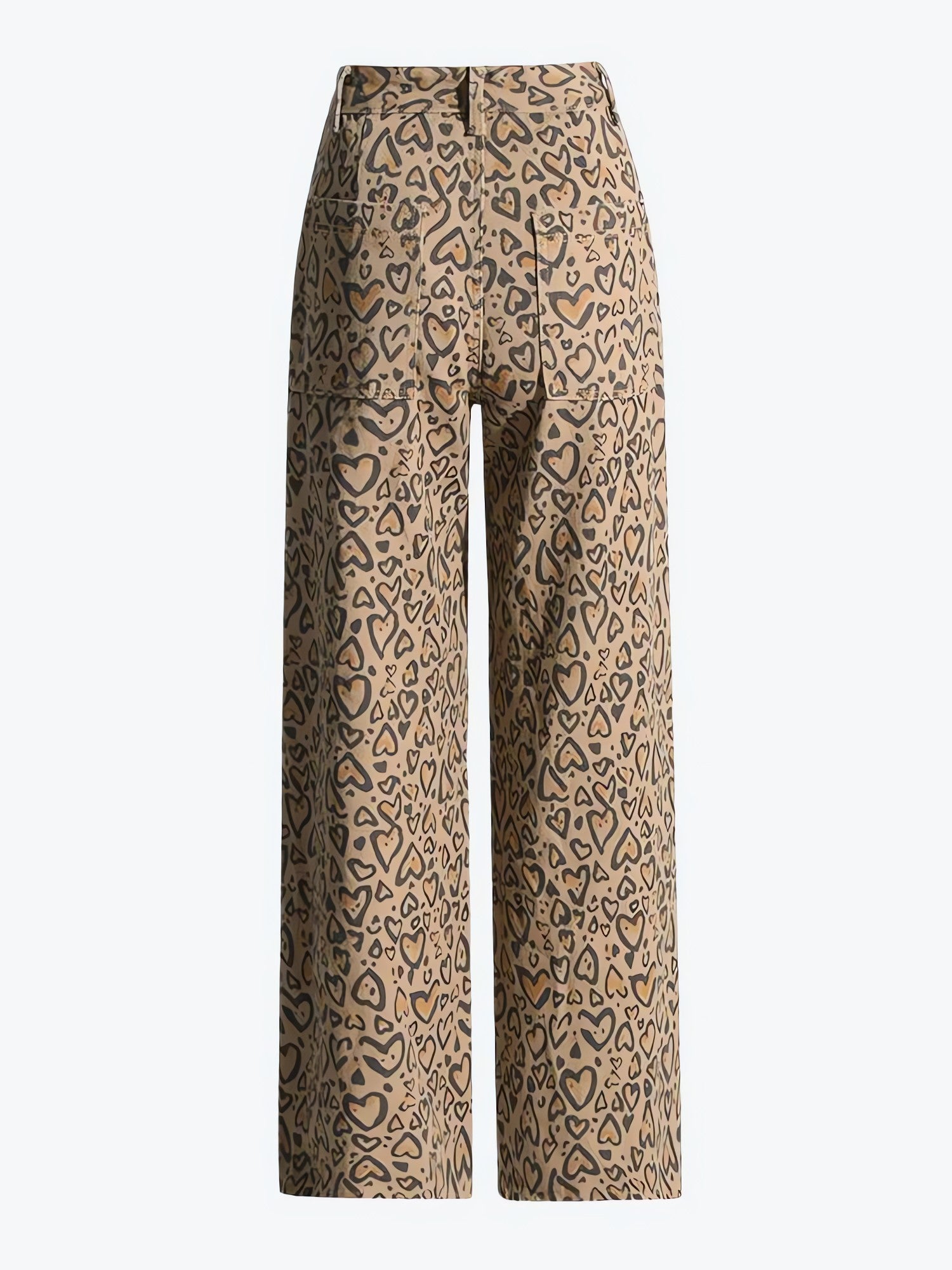 Baddie Leopard Embellished Cut Out Pants - KAYSMAR