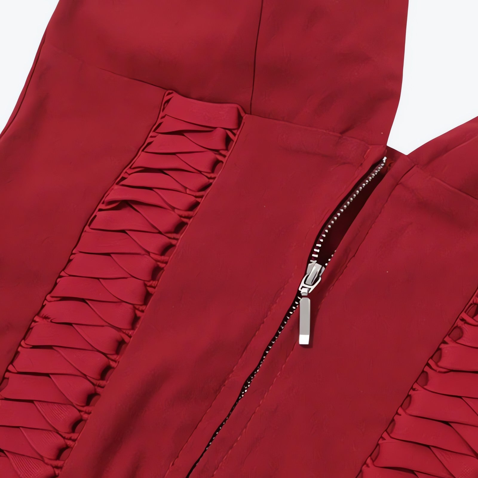 Baddie Zip Up Halter Top - KAYSMAR