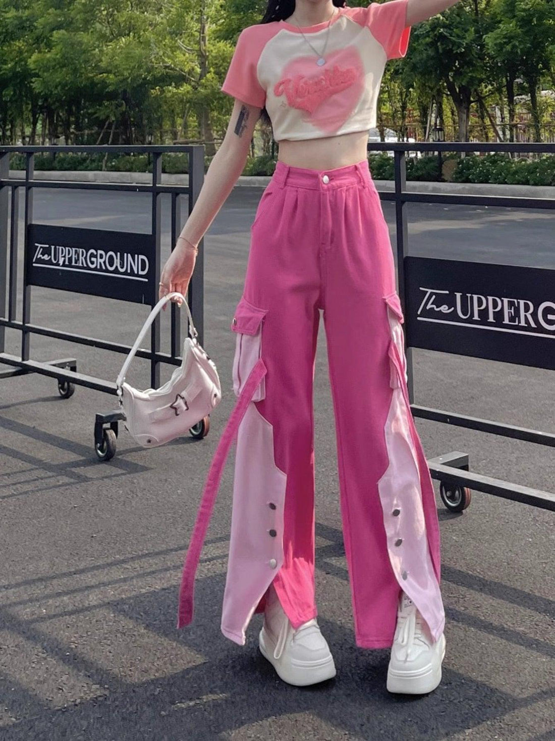 Barbie Patchwork Cargo Pants - KAYSMAR