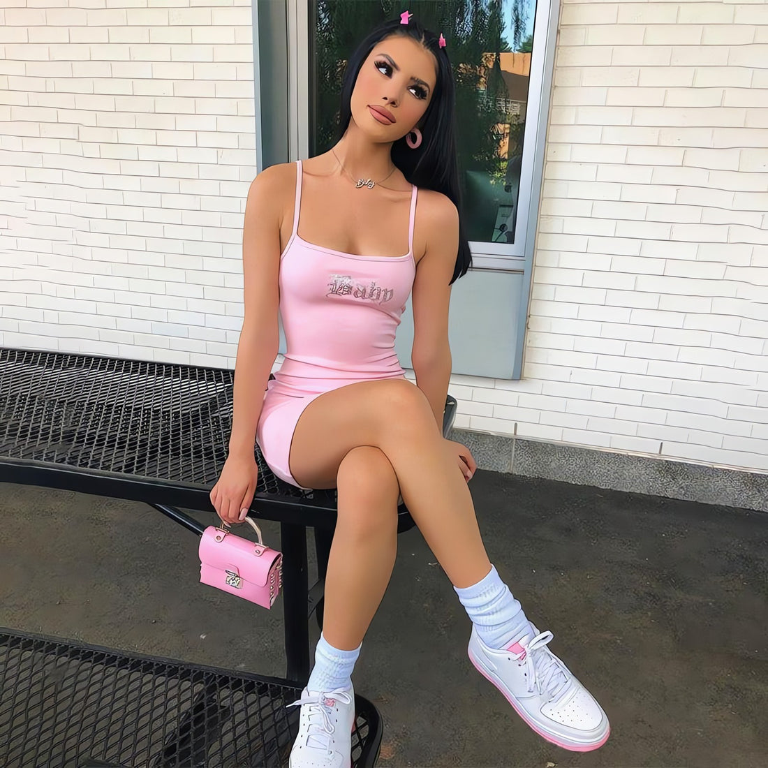Barbie Baby Bodycon Mini Dress - KAYSMAR