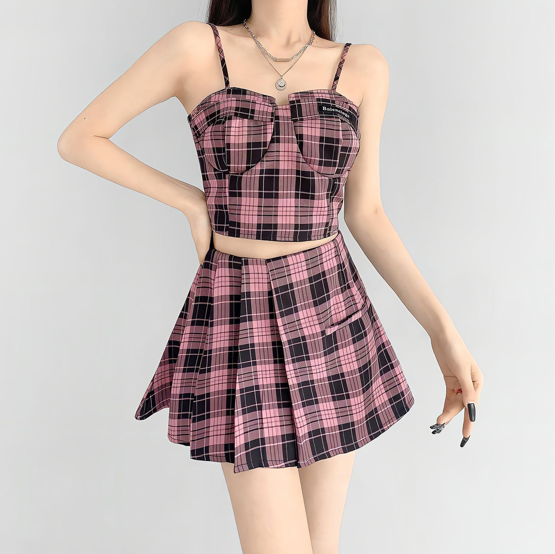Barbie Mini Skirt & Crop Top Two Piece Set - KAYSMAR