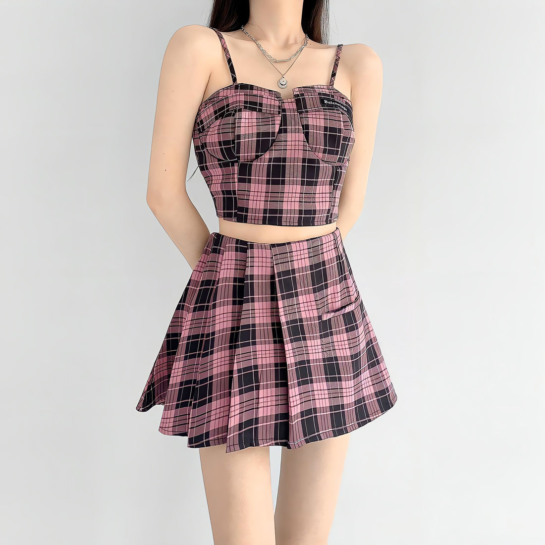 Barbie Mini Skirt & Crop Top Two Piece Set - KAYSMAR
