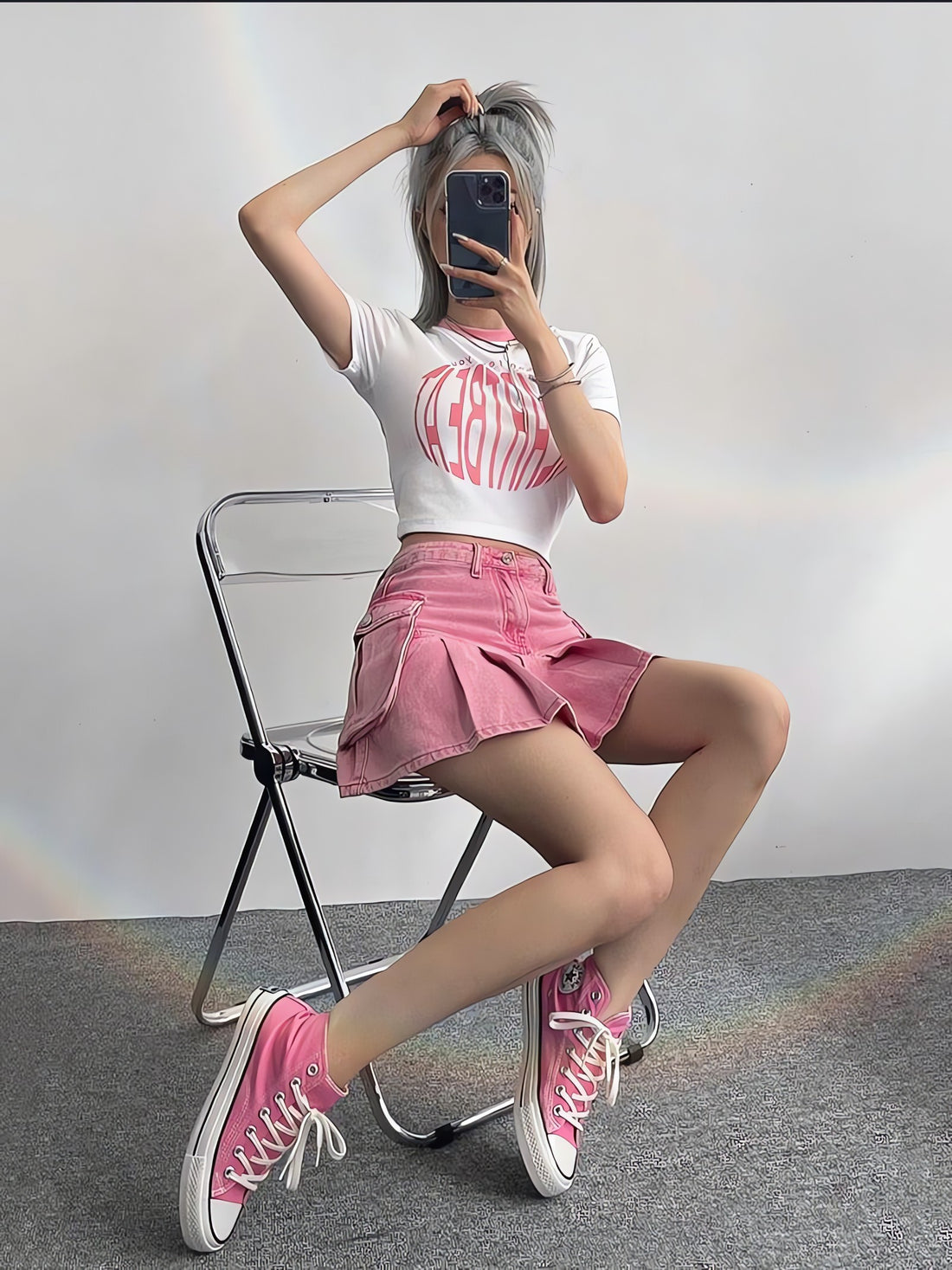 Barbie Pleated Cargo Mini Skirt - KAYSMAR