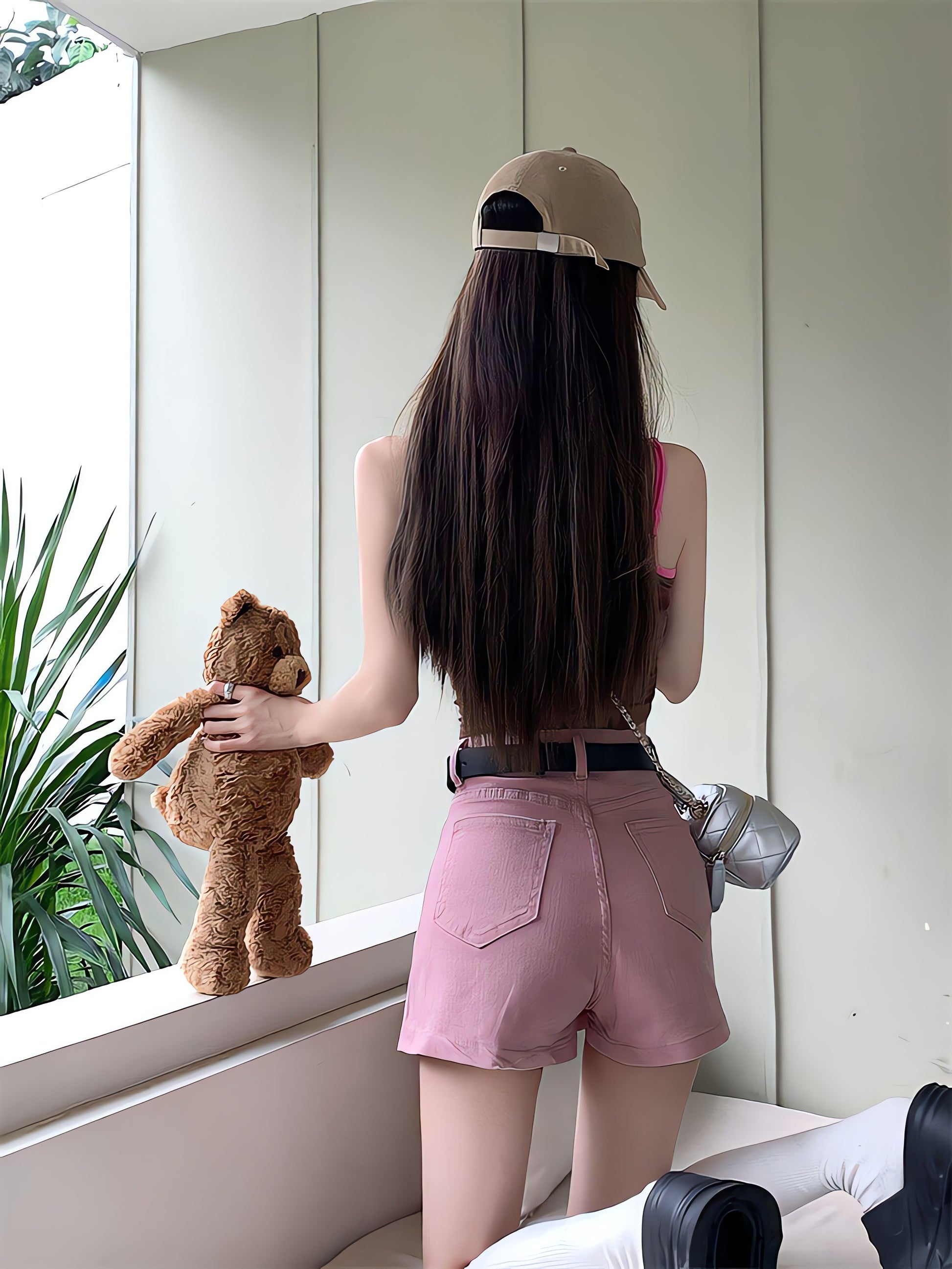 Barbie Side Slit Denim Mini Skirt - KAYSMAR