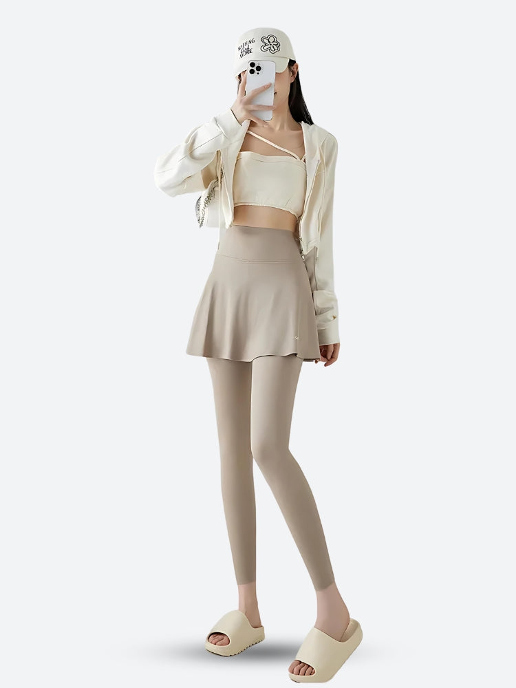 Basic Sport Leggings Mini Skirt - KAYSMAR