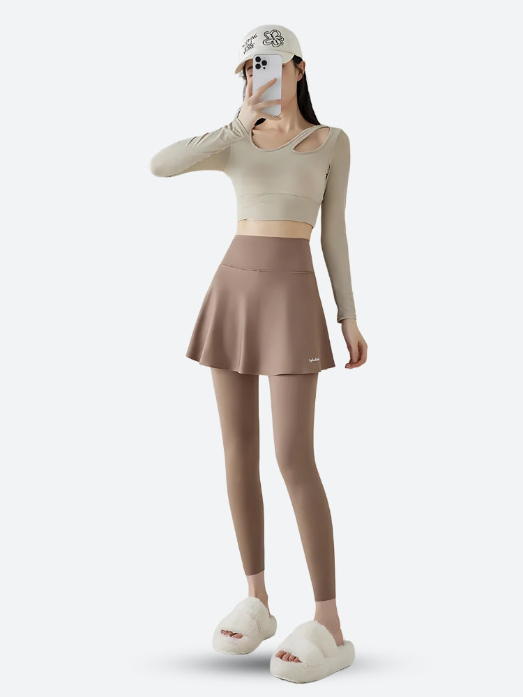 Basic Sport Leggings Mini Skirt - KAYSMAR