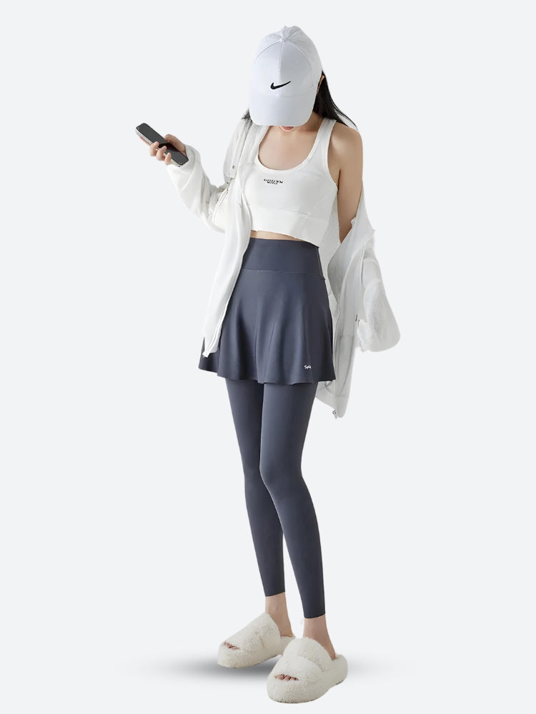 Basic Sport Leggings Mini Skirt - KAYSMAR
