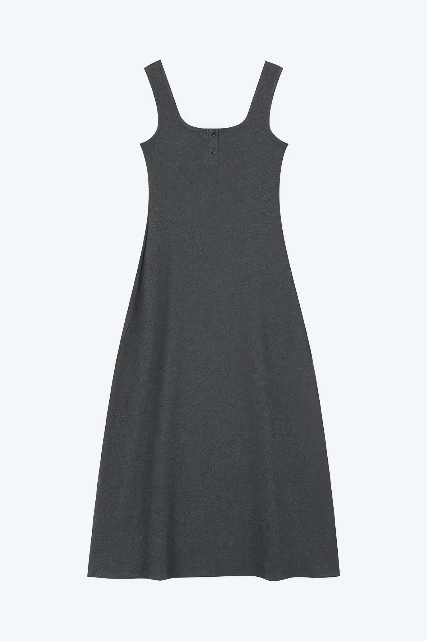 Basic Casual Button Up Midi Dress - KAYSMAR