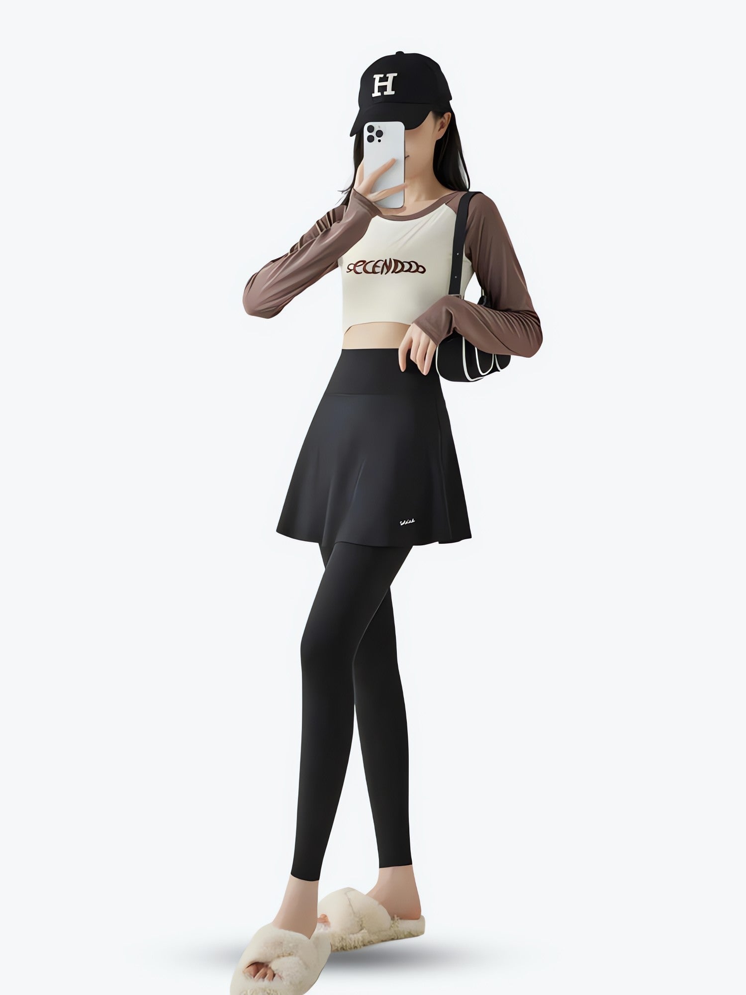 Basic Sport Leggings Mini Skirt - KAYSMAR