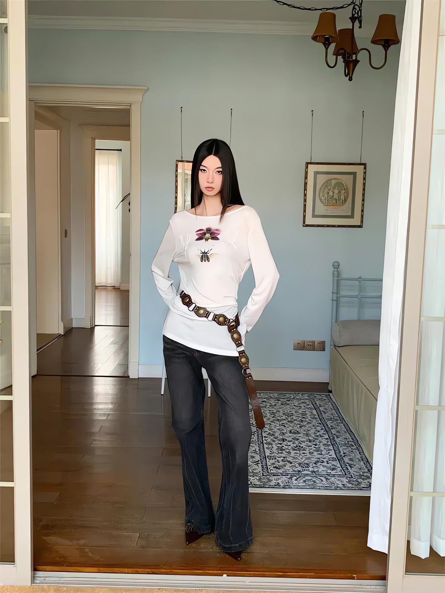 Beetle & Orchid Top - KAYSMAR