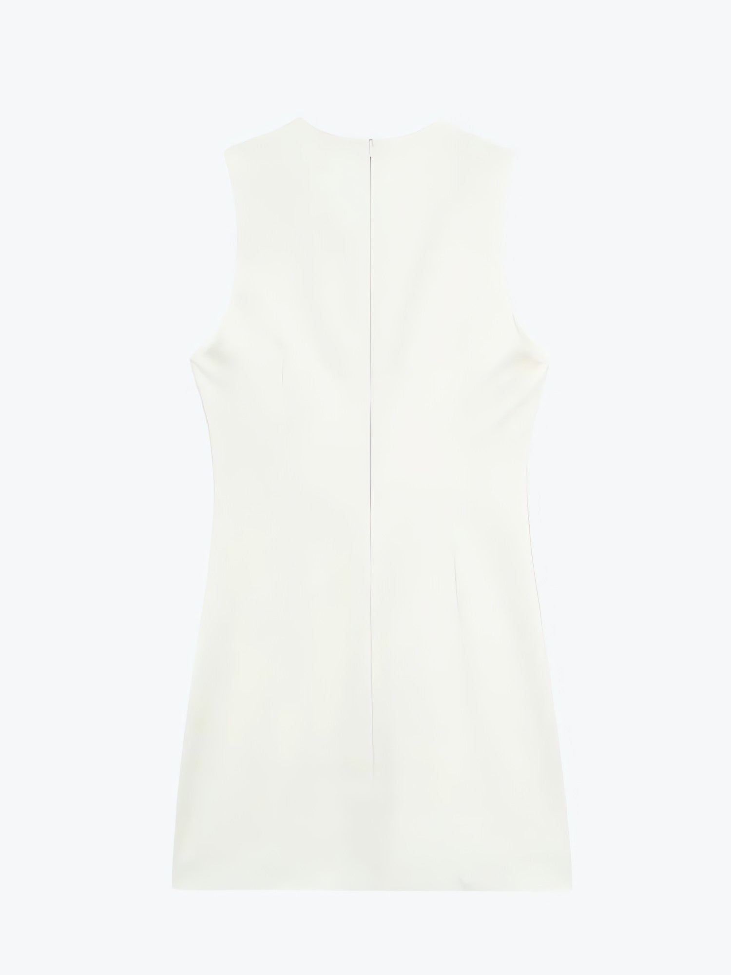 Belted Plunge Neck Mini Dress - KAYSMAR