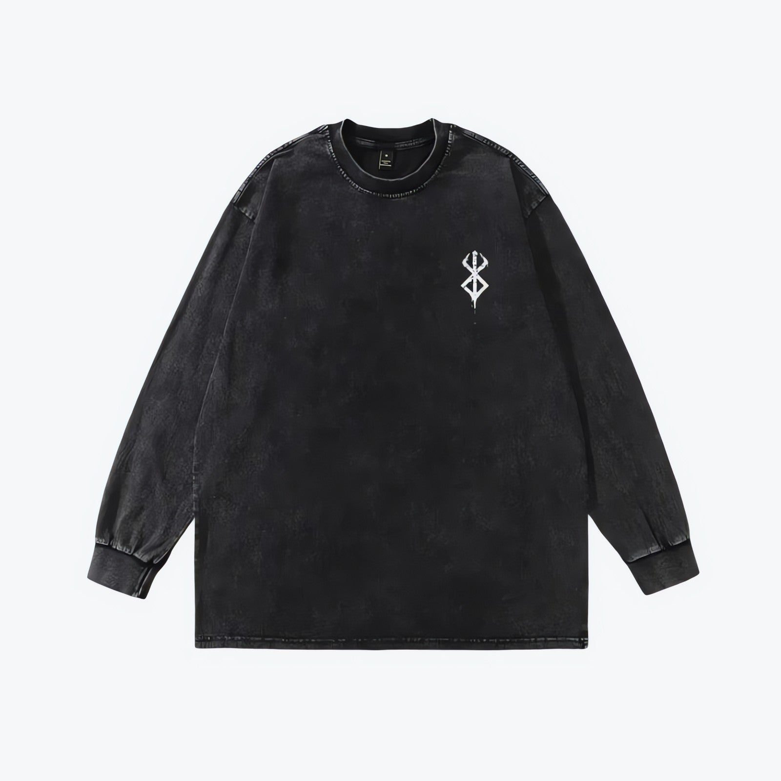 Berserk Printed Distressed Unisex Sweatshirt - KAYSMAR