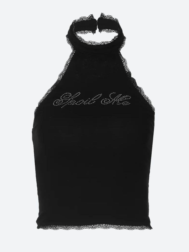 Black Halter Top - KAYSMAR