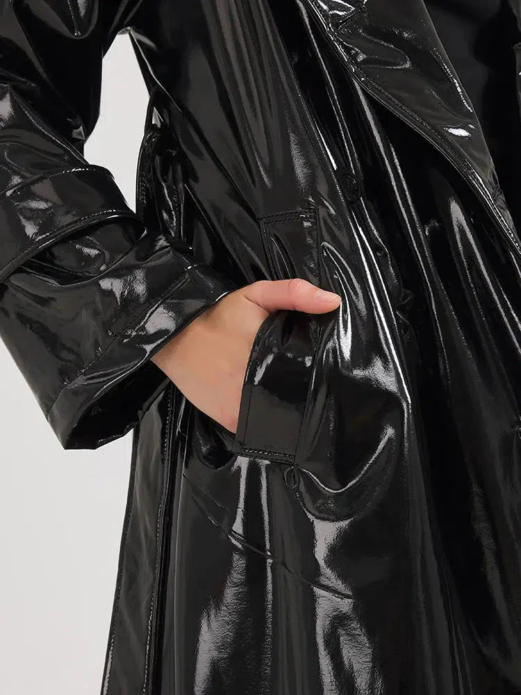 Black Trench Coat - KAYSMAR