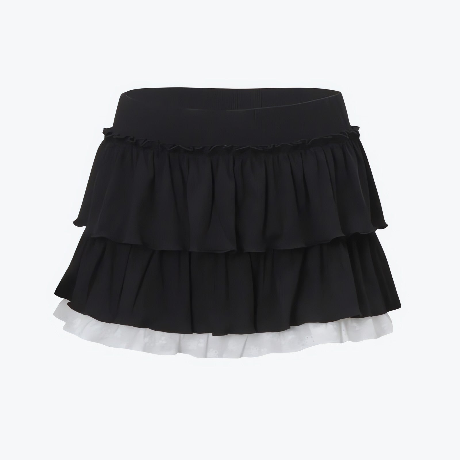 Black Coquette Mini Skirt - KAYSMAR