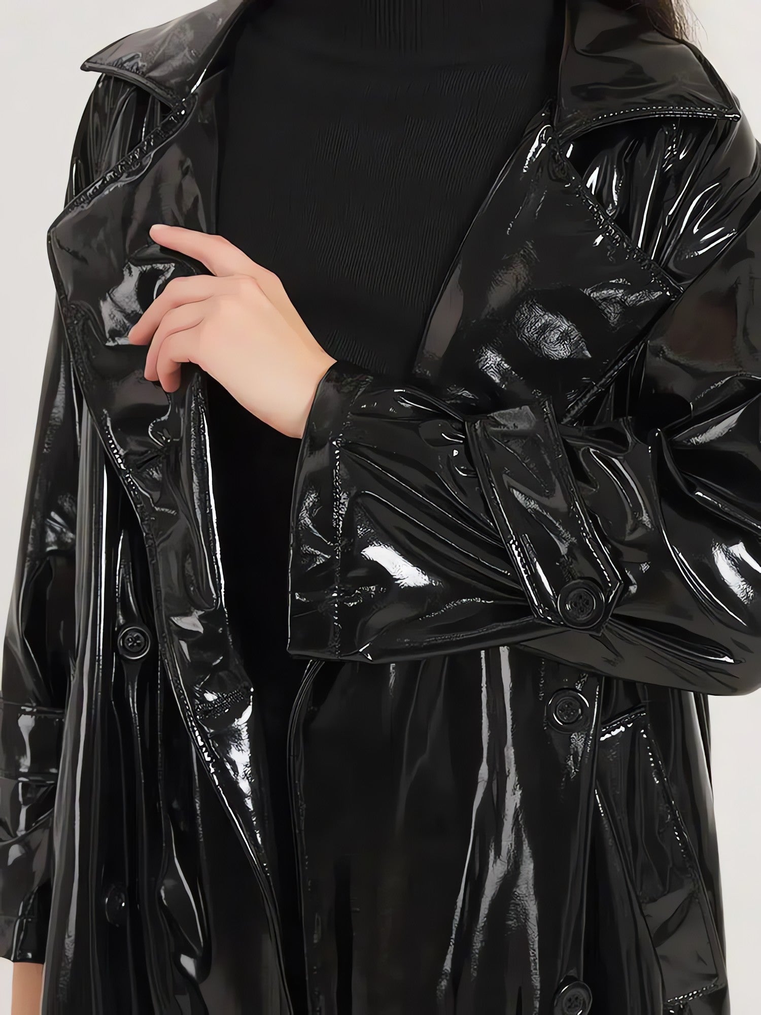 Black Trench Coat - KAYSMAR