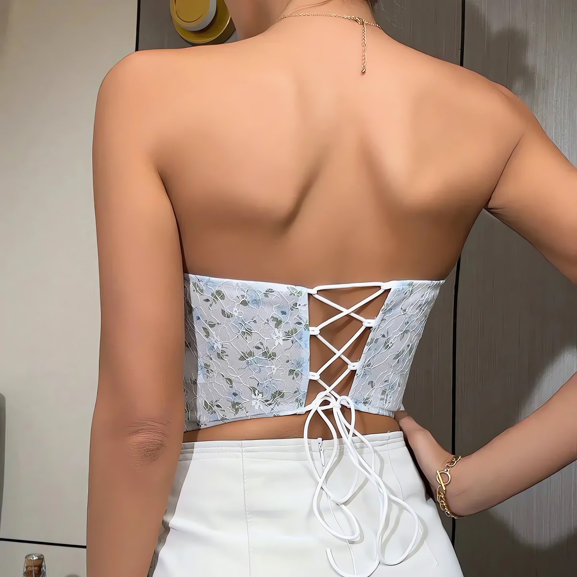 Blue Corset Top - KAYSMAR