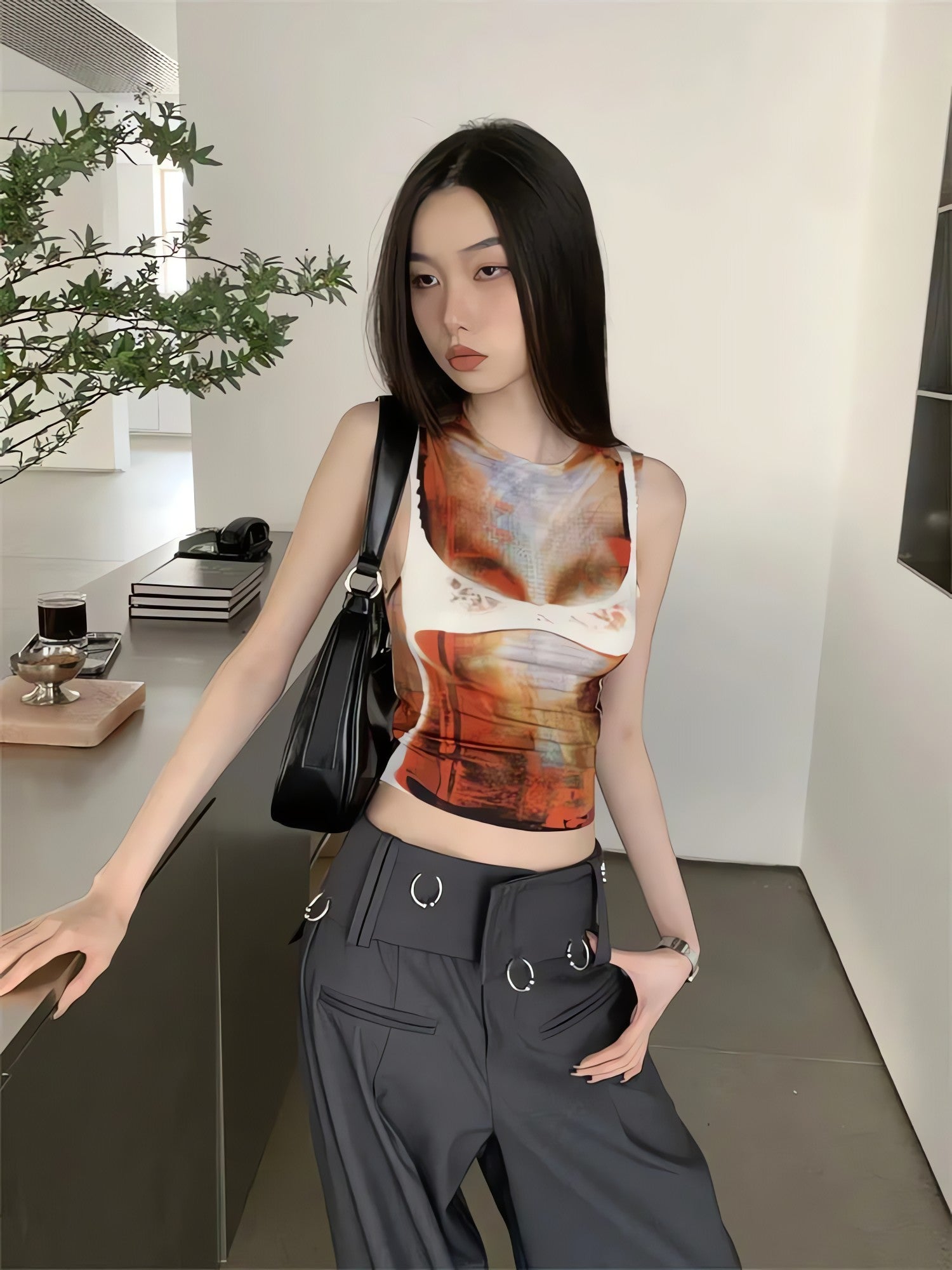 Body Printed Tank Top