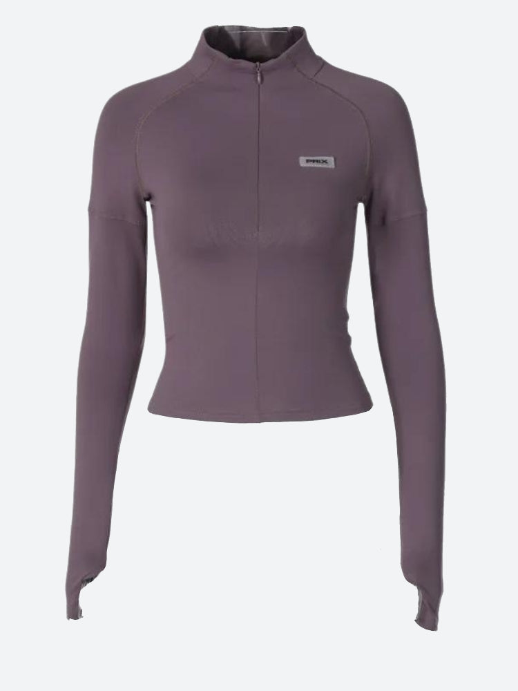 Bodycon Half Zip-Up Top - KAYSMAR