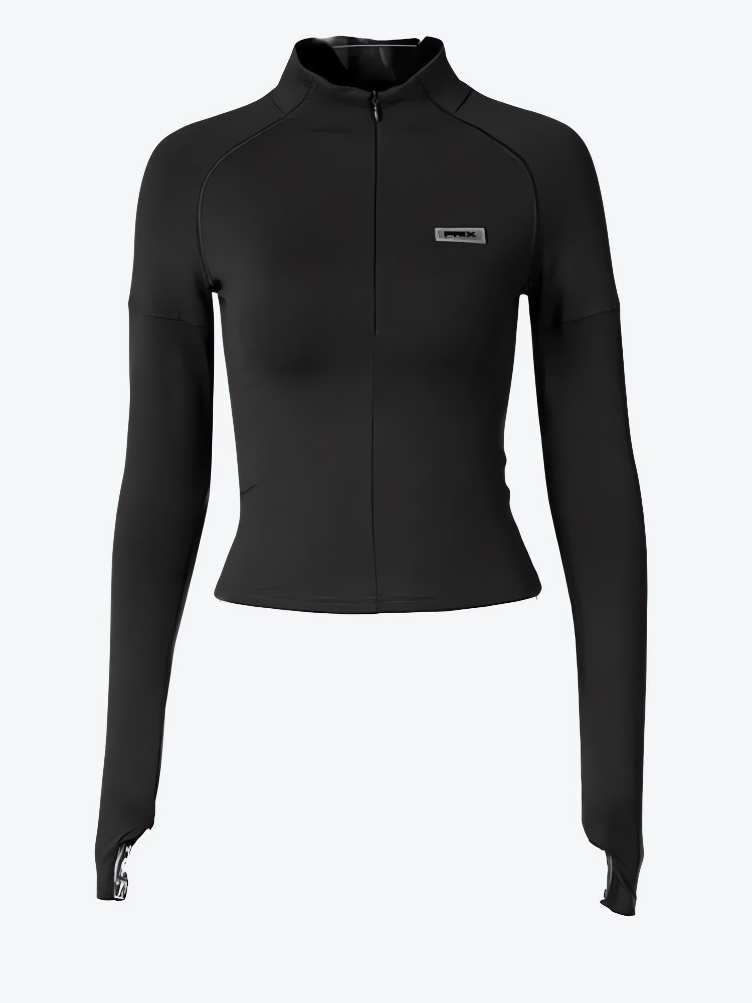 Bodycon Half Zip-Up Top - KAYSMAR