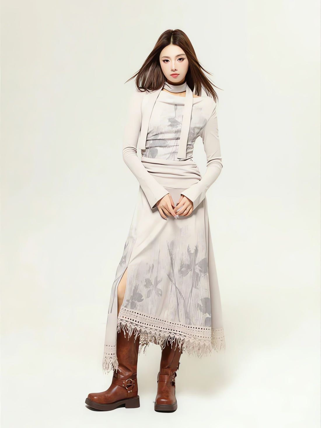 Bohemian One Shoulder Maxi Dress - KAYSMAR