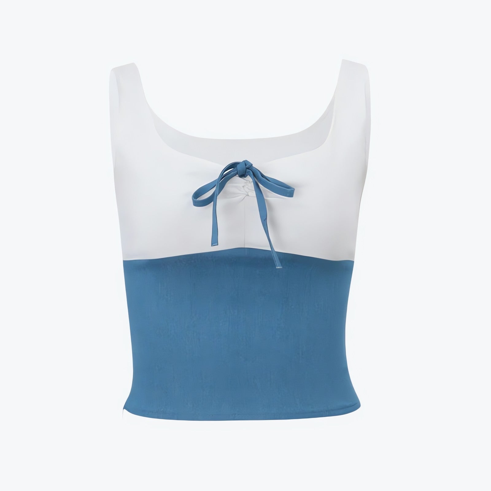 Bow Plunge Neck Top
