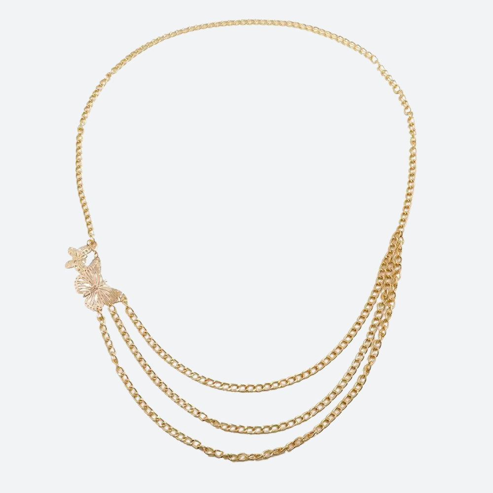 Butterfly Layered Belly Chain - KAYSMAR