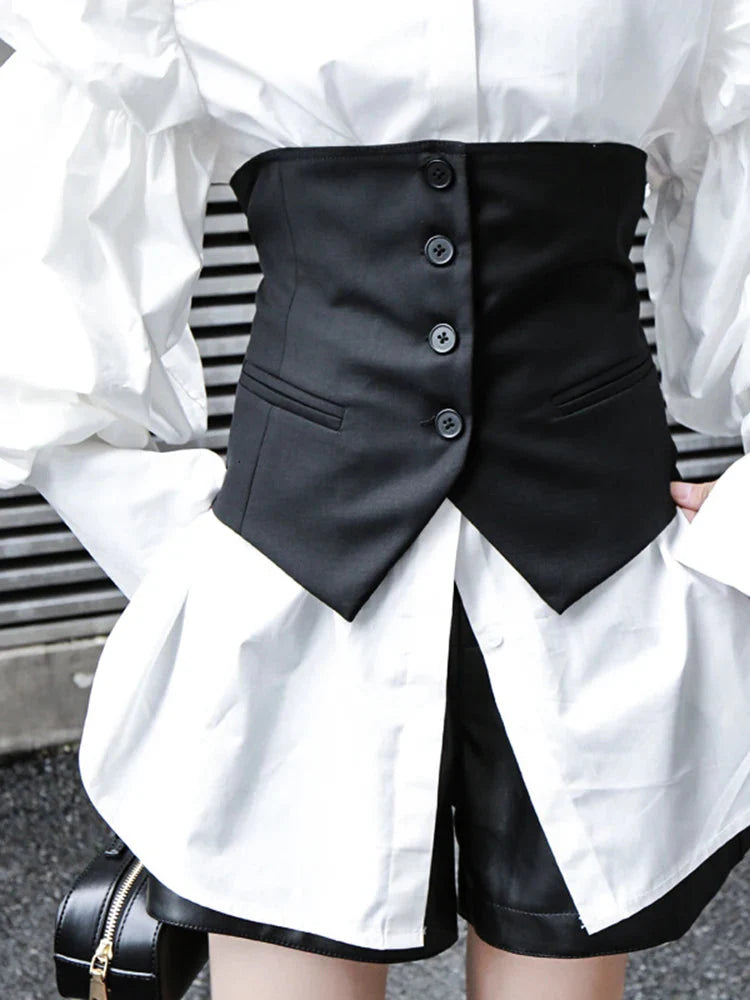 Button-Up Underbust Corset Top - KAYSMAR