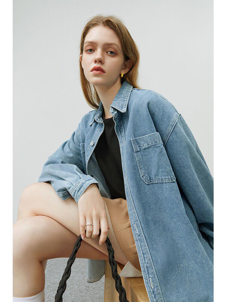 Casual Denim Shirt - KAYSMAR