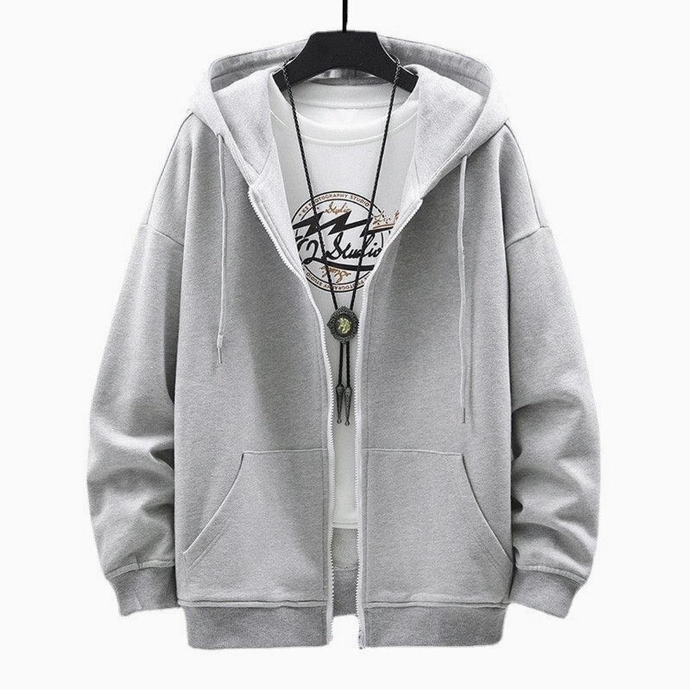 Casual Zip-Up Men Hoodie - KAYSMAR