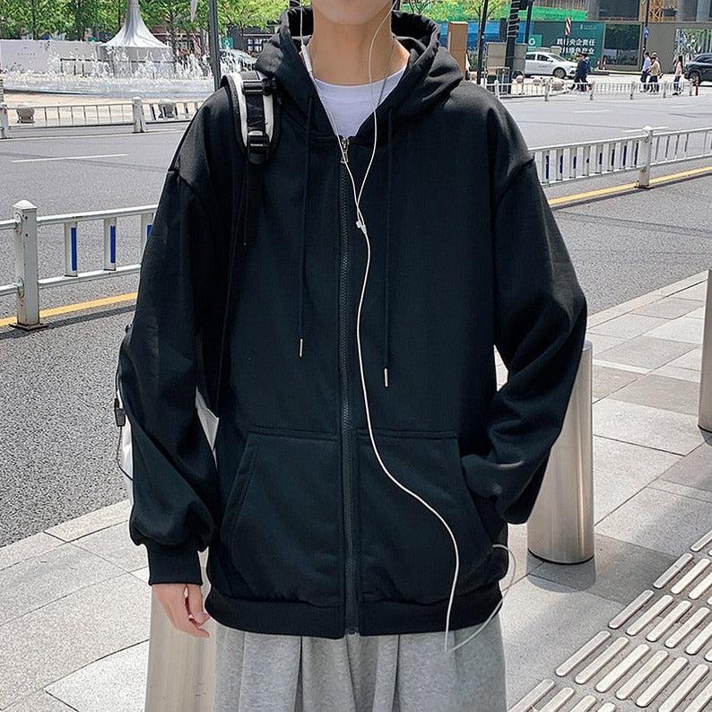 Casual Zip-Up Men Hoodie - KAYSMAR