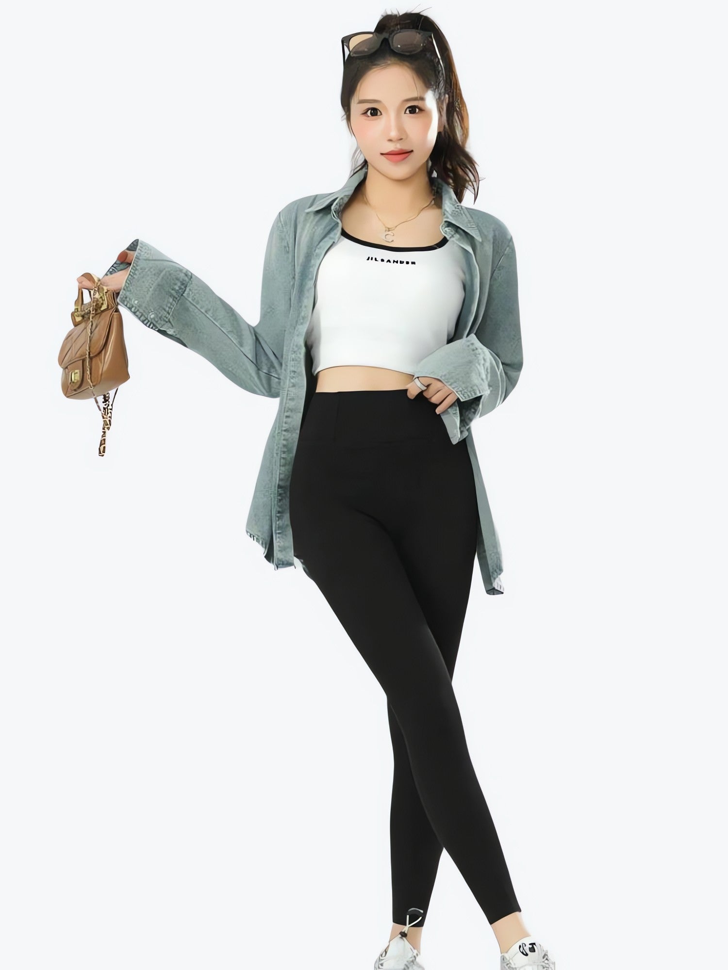 Casual High Rise Fit Denim Jeggings - KAYSMAR