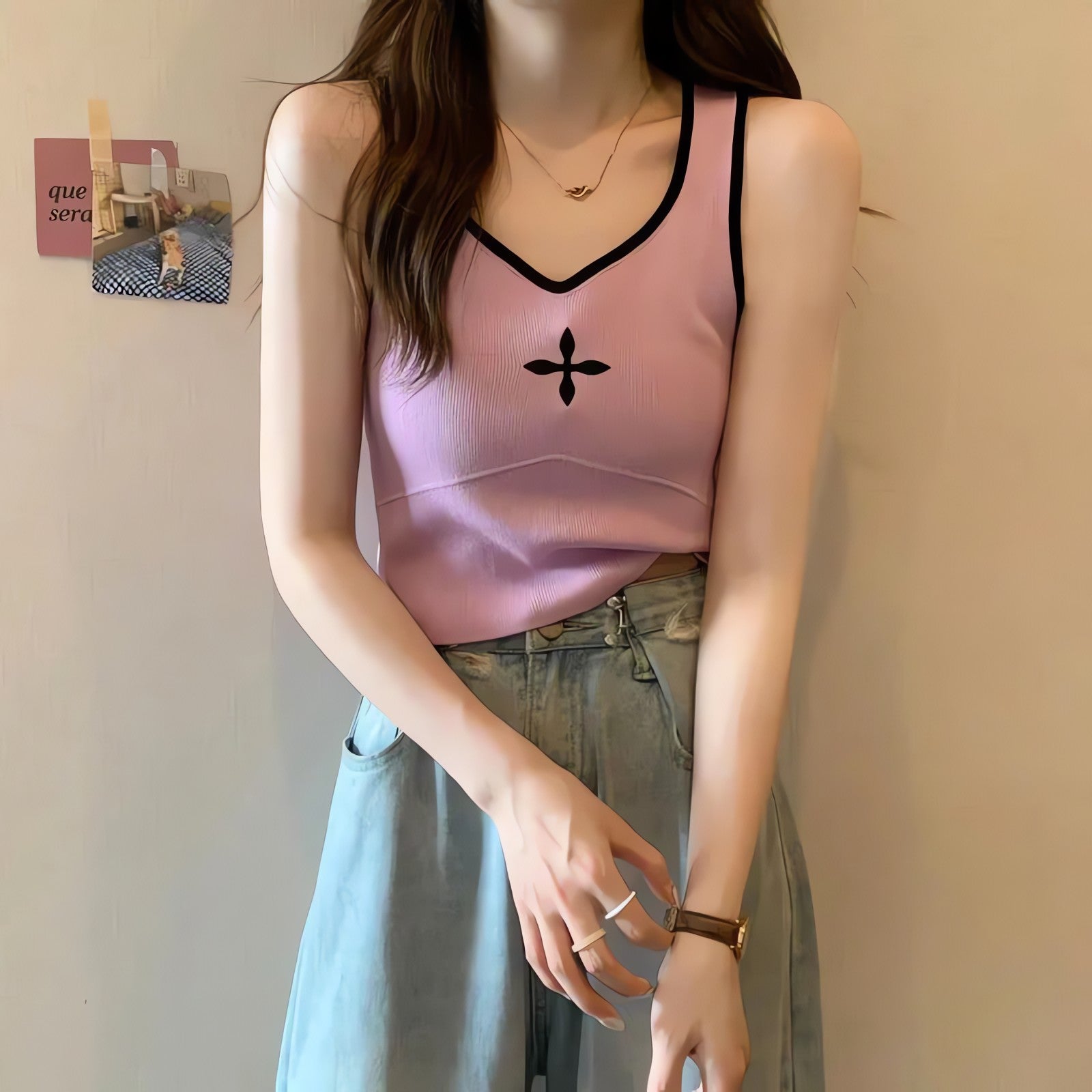 Casual Knitted Crop Top - KAYSMAR