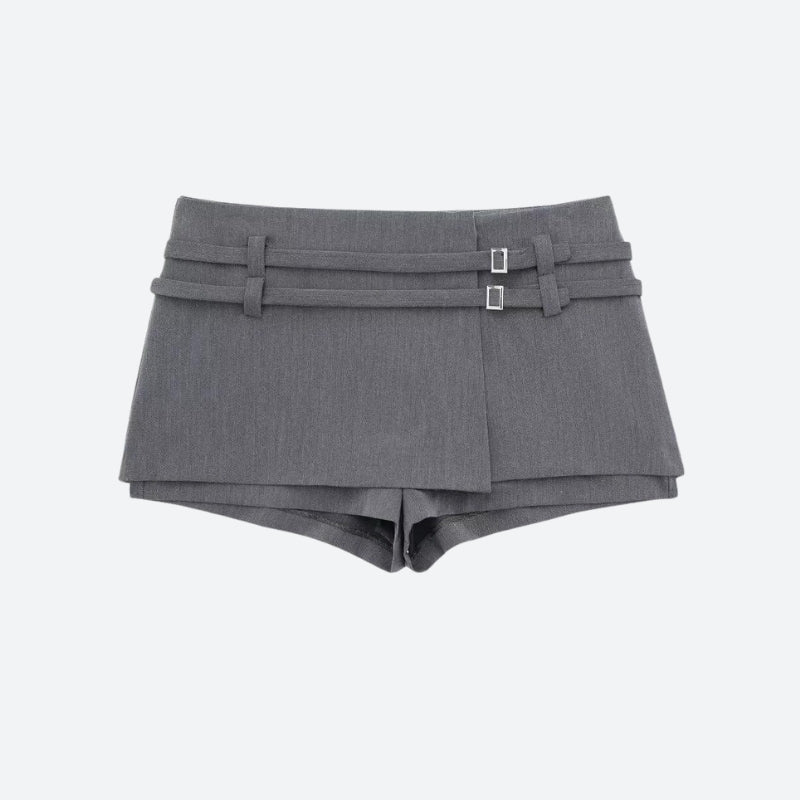 Casualcore Double Belted Mini Skort - KAYSMAR