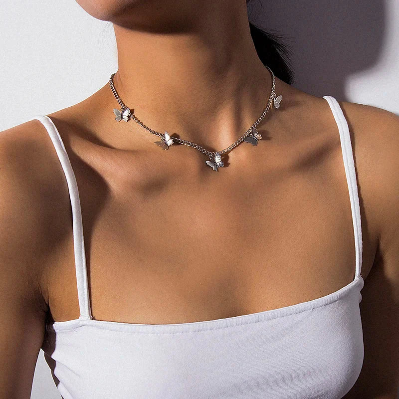 Chain Butterfly Necklace - KAYSMAR