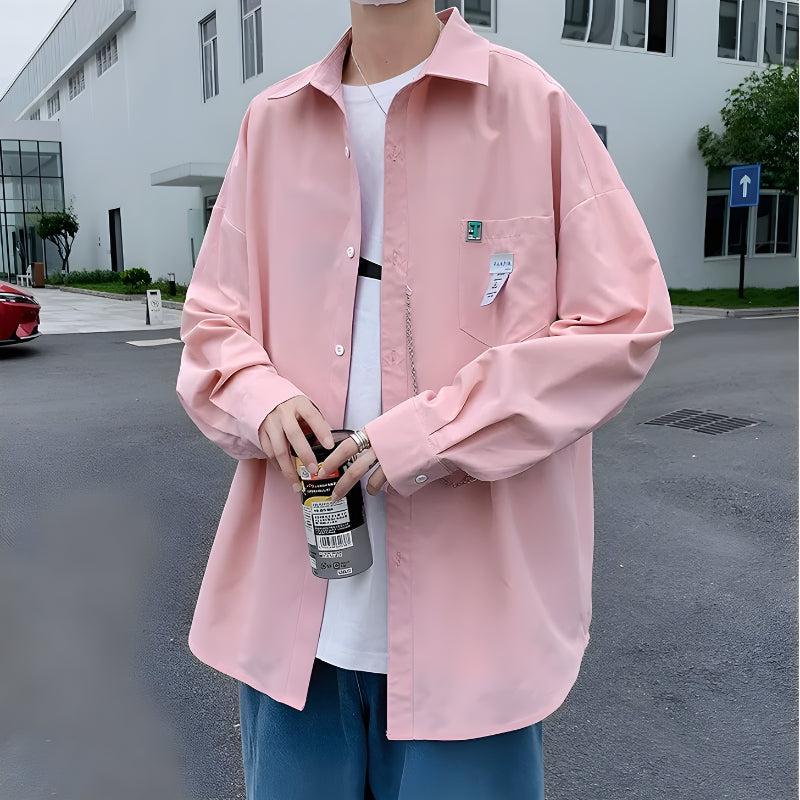 Chain Detailed Long Sleeve Shirt - KAYSMAR