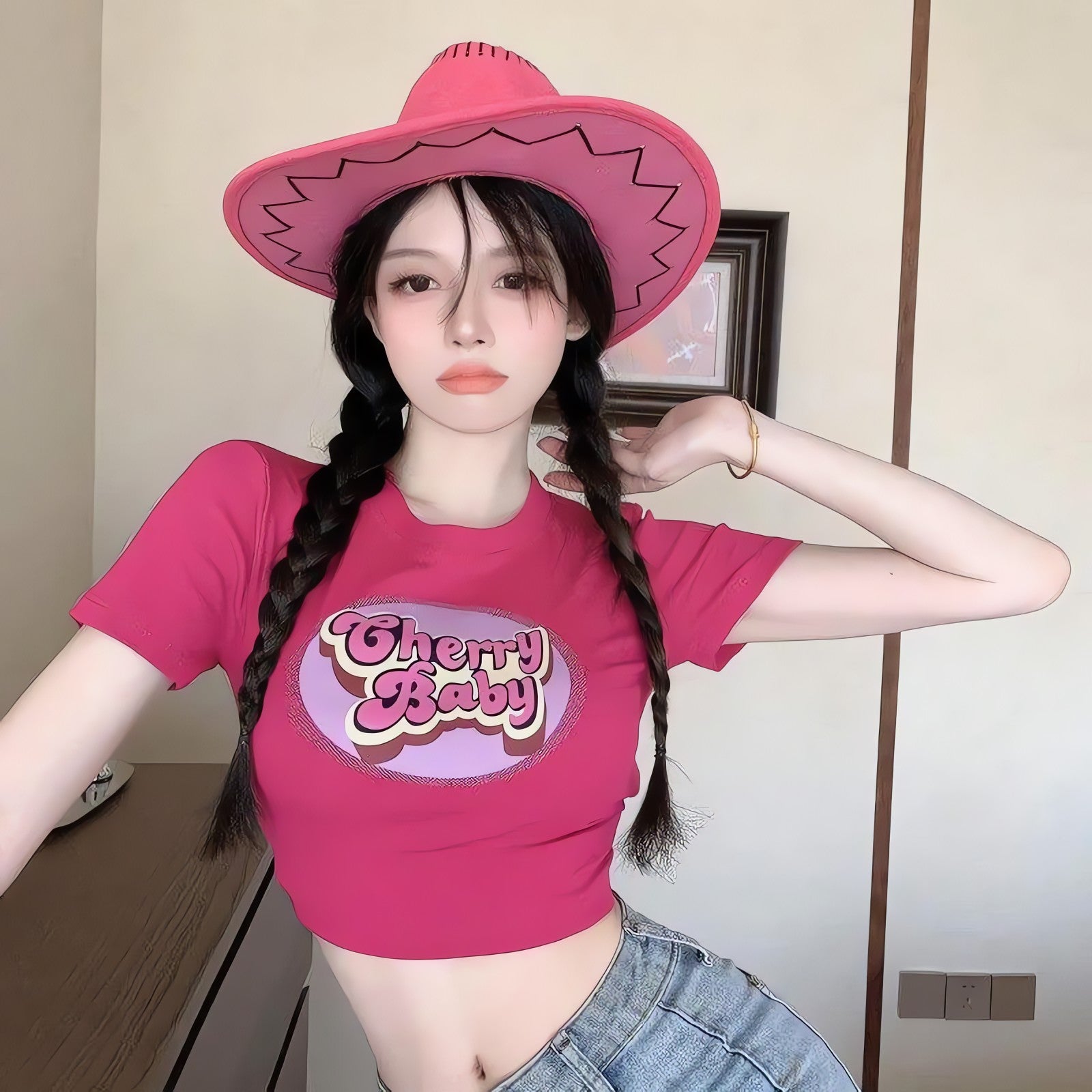 Cherry Baby Crop Top - KAYSMAR