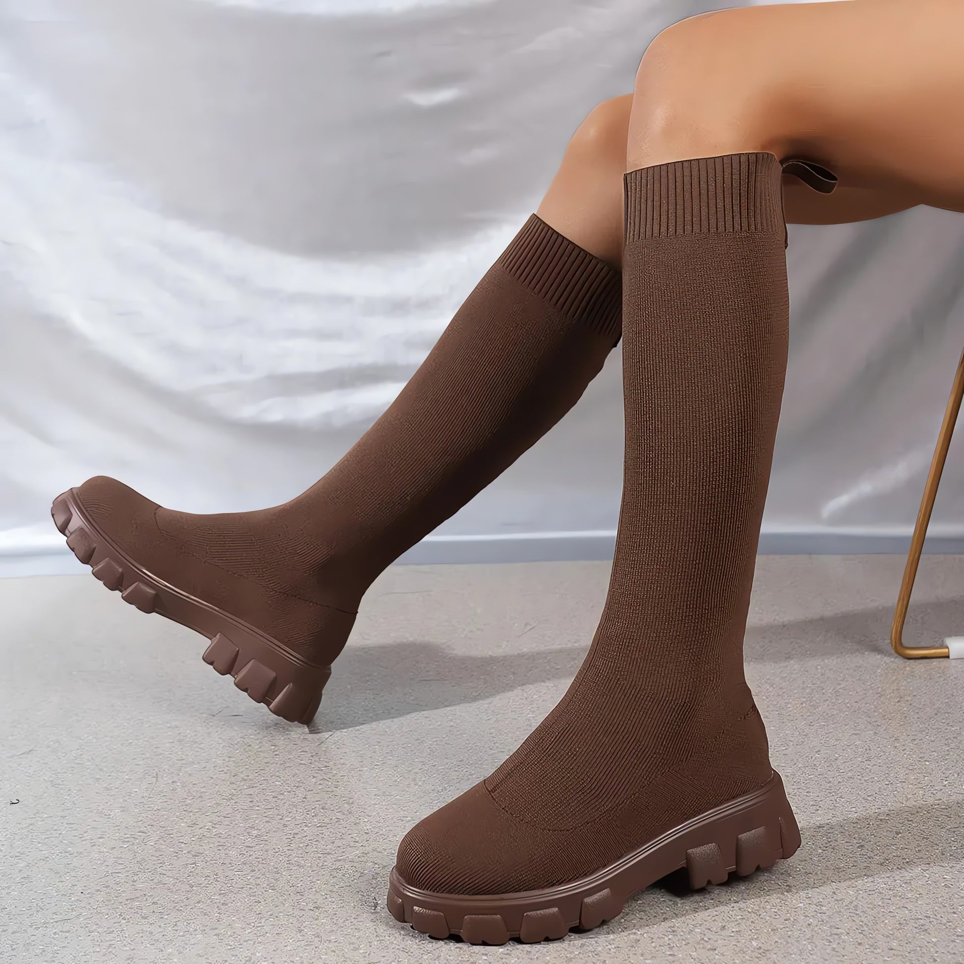 Chunky Sock Boots - KAYSMAR